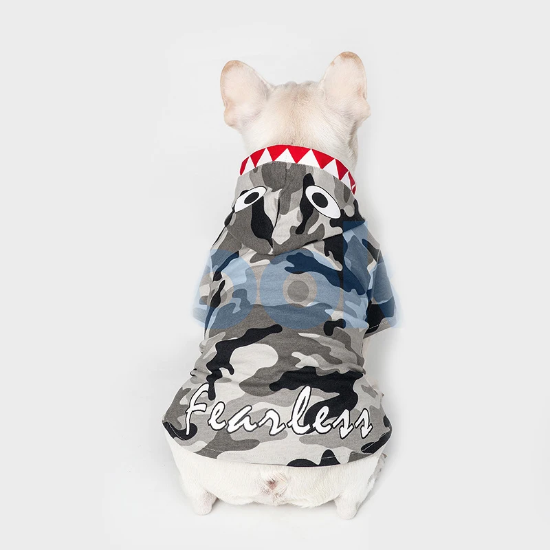 

Warm Camouflage Cat Dog Jackets Hoodie Windproof Windbreaker Outdoor Pet Clothes for Small Dogs Coat Puppy Big Dog Bulldog