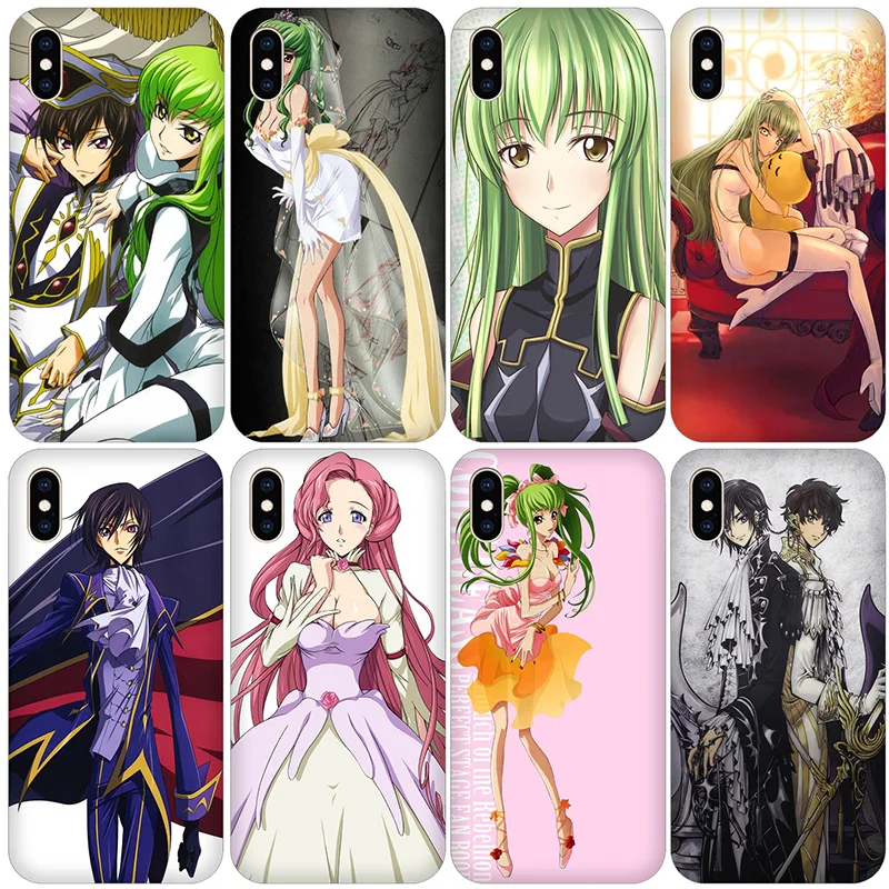 Аниме код Geass Мягкий ТПУ чехол для телефона iphone 4 4s 5c 5s 5 SE 6 6s 7 8 plus X XR XS 11 Pro Max Shell |