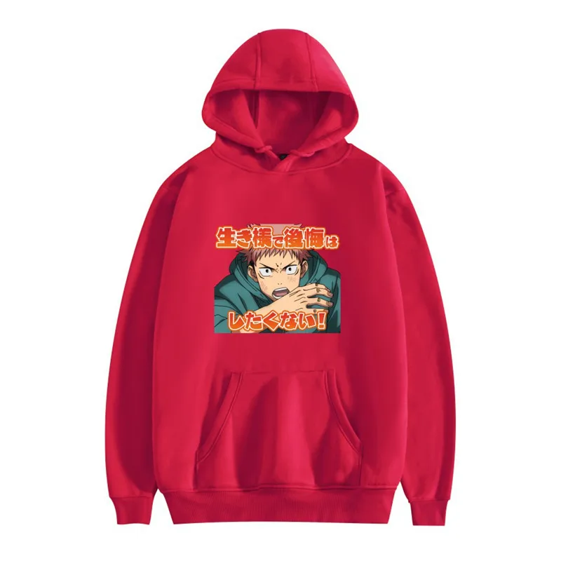 

Jujutsu Kaisen Satoru Gojo Printing Men's Fashion Cartoon Hoody Autumn Winter Fleece Sweatshirts Loose Oversize Clothing Unisex