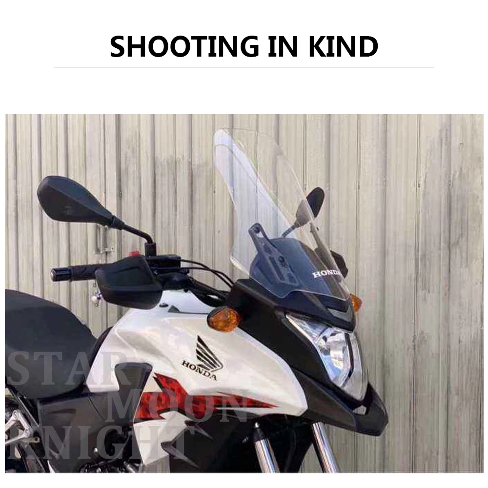 motorcycle windscreen windshield deflector protector motorcycle wind screen moto for honda cb500x cb 500 x 2012 2020 2019 2018 free global shipping