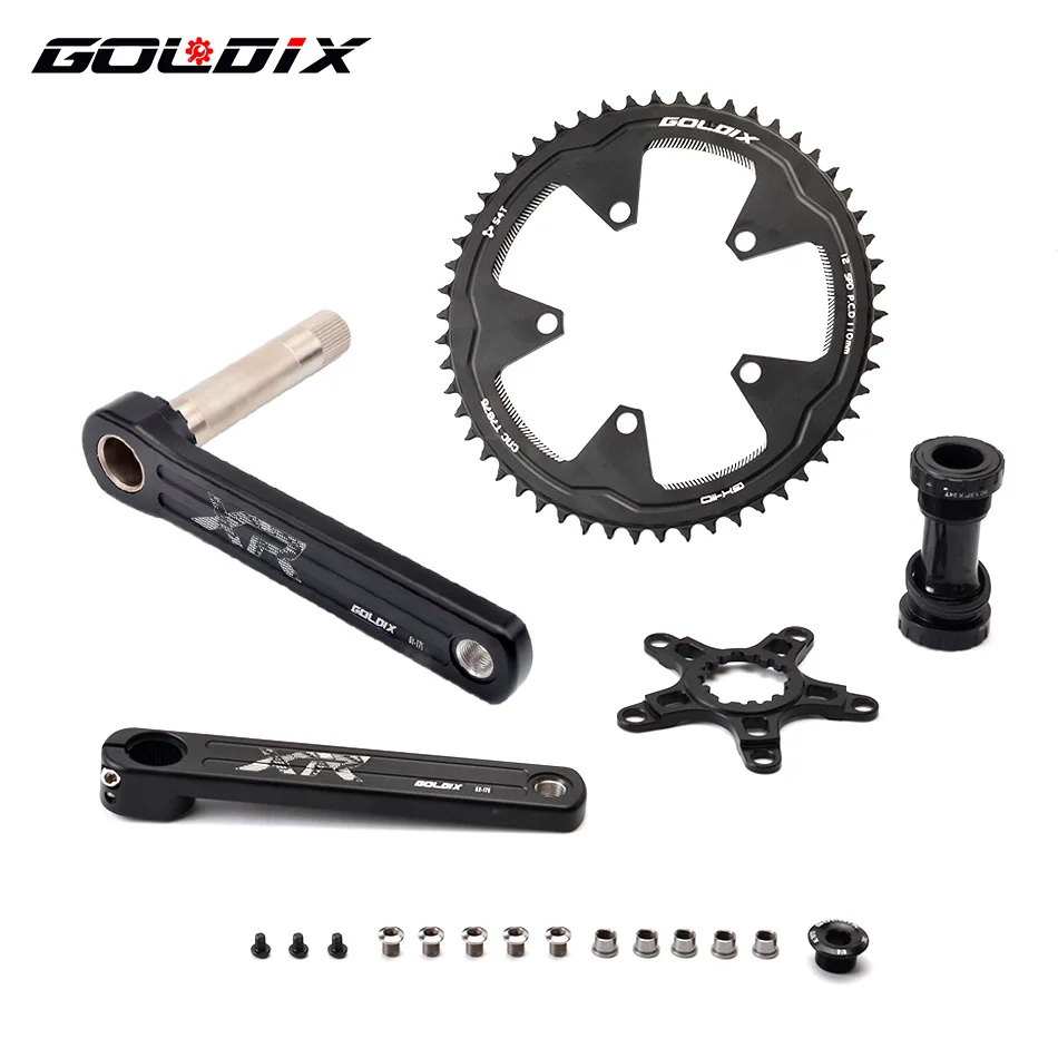 Шатун для дорожного велосипеда 110BCD шатун 170/172 5/175 мм звездочка 38-58T узкая широкая