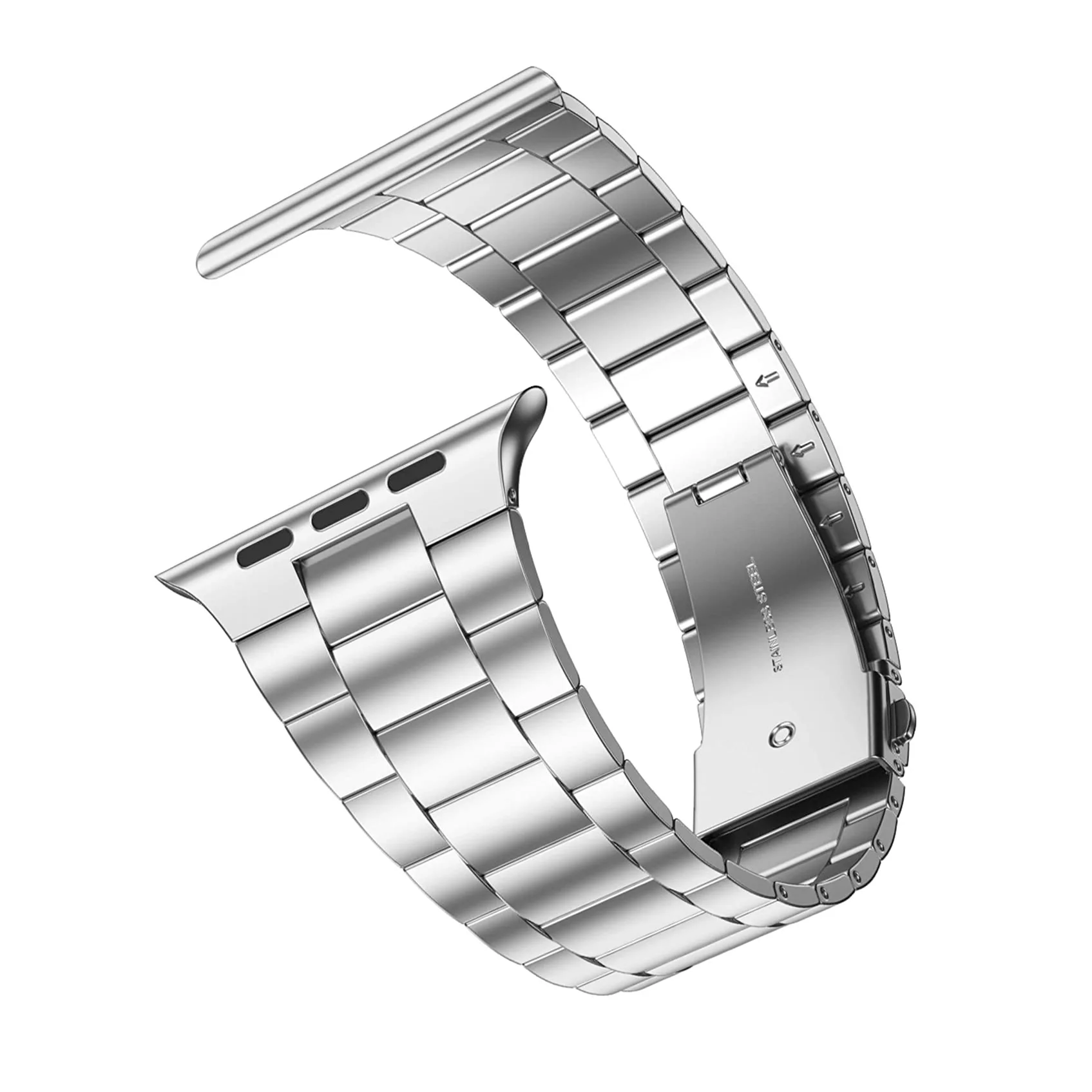 

Lightweight Metal Strap For Apple Watch band 44mm 40mm 38mm 42mm 304L Stainless Steel wristband bracelet iWatch 6 4 3 5 2 1 band