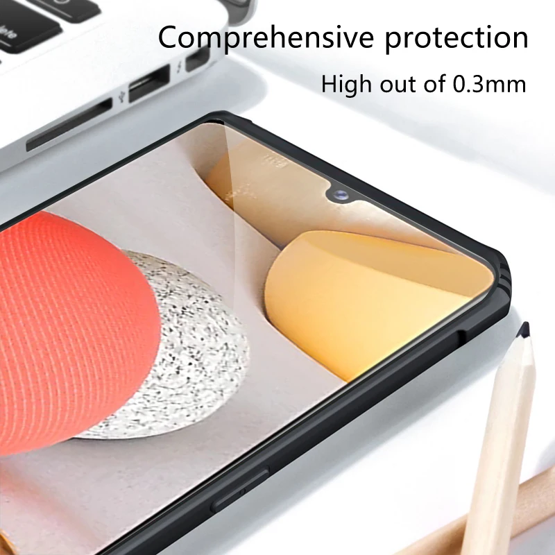 

Rzants For Samsung Galaxy A42 5G Galaxy A81 A71 Case Hard [Blade] Shockproof Slim Crystal Clear Cover funda Casing