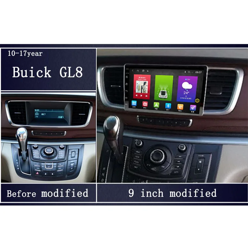 9 дюймов Android 8 1 автомобиль аудио плеер для Buick GL8 Универсальный Авто Радио Стерео
