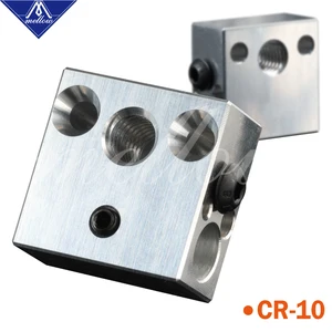 Блок Подогрева Mellow Cr10 для Micro Swiss Cr10 Hotend Creality Ender 3 Mk7Mk8Mk9, блок J-head Hotend, экструдер