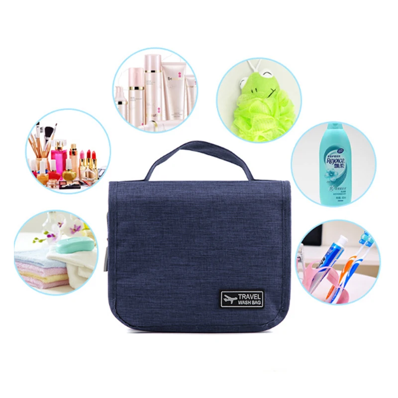 Переносная дорожная сумка для хранения на молнии большая вместительность