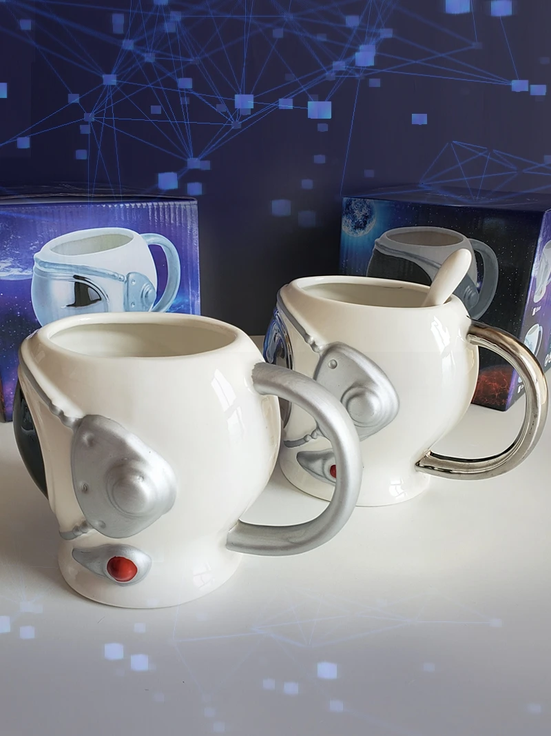 Креативные искусственные 3D фарфоровые кружки с рукояткой стакан космическим