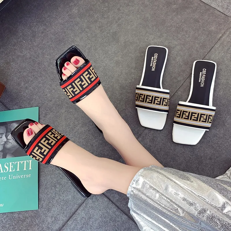 

New Style Slippers Fashion Suede Low-heeled Flat Slippers for Women Home Comfort Flip-flops for Women Women Shoes Slippers Hot