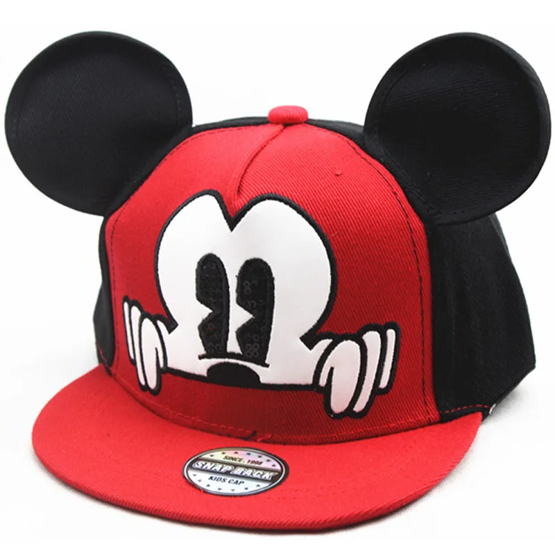 

2021 Disney for Children go on holiday play cartoon big ear Embroidered Baseball Hat outdoor hip hop hat