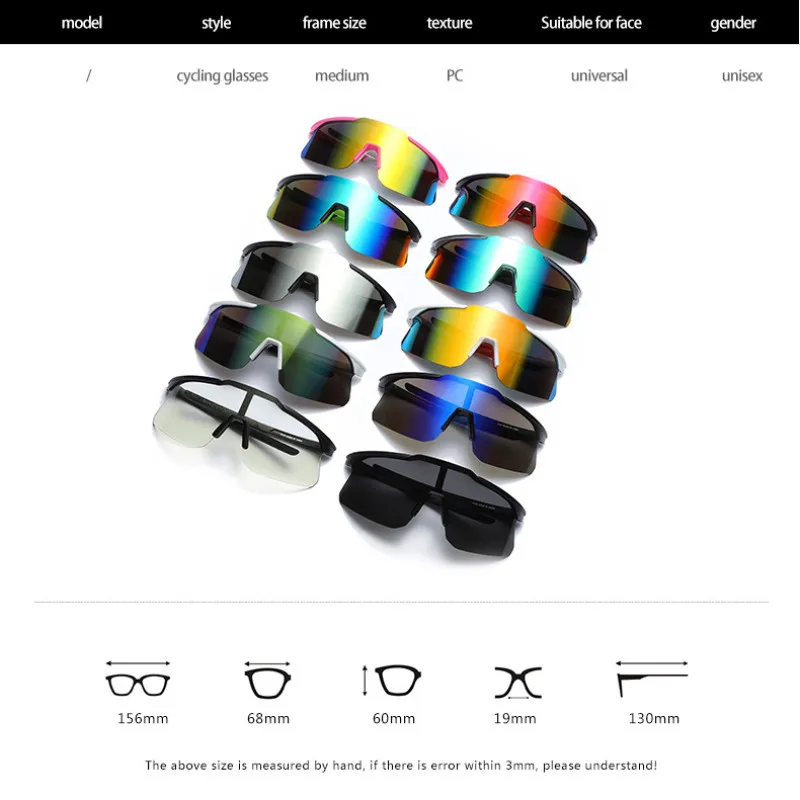 

Mtb Outdoor Goggles Mountain Eyewear Sunglasses Sports Riding Glasses Sunglasses Cycling Road Bicycle Goggles Men's Glasses Road