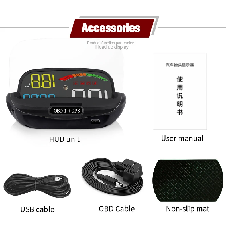Интеллектуальный HUD OBD Автомобильный головной дисплей двигатели дисплей беспроводной Спидометр Автомобильная электроника Аксессуары C800