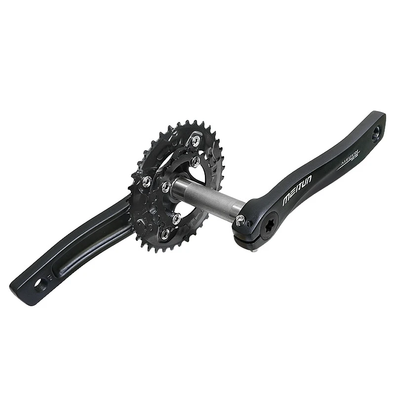 

MEIJUN 36T 22T Crank Variable Speed Chainwheel Bike Crankset Tooth Plate Mountain Bike Hollow Integrated Crankset