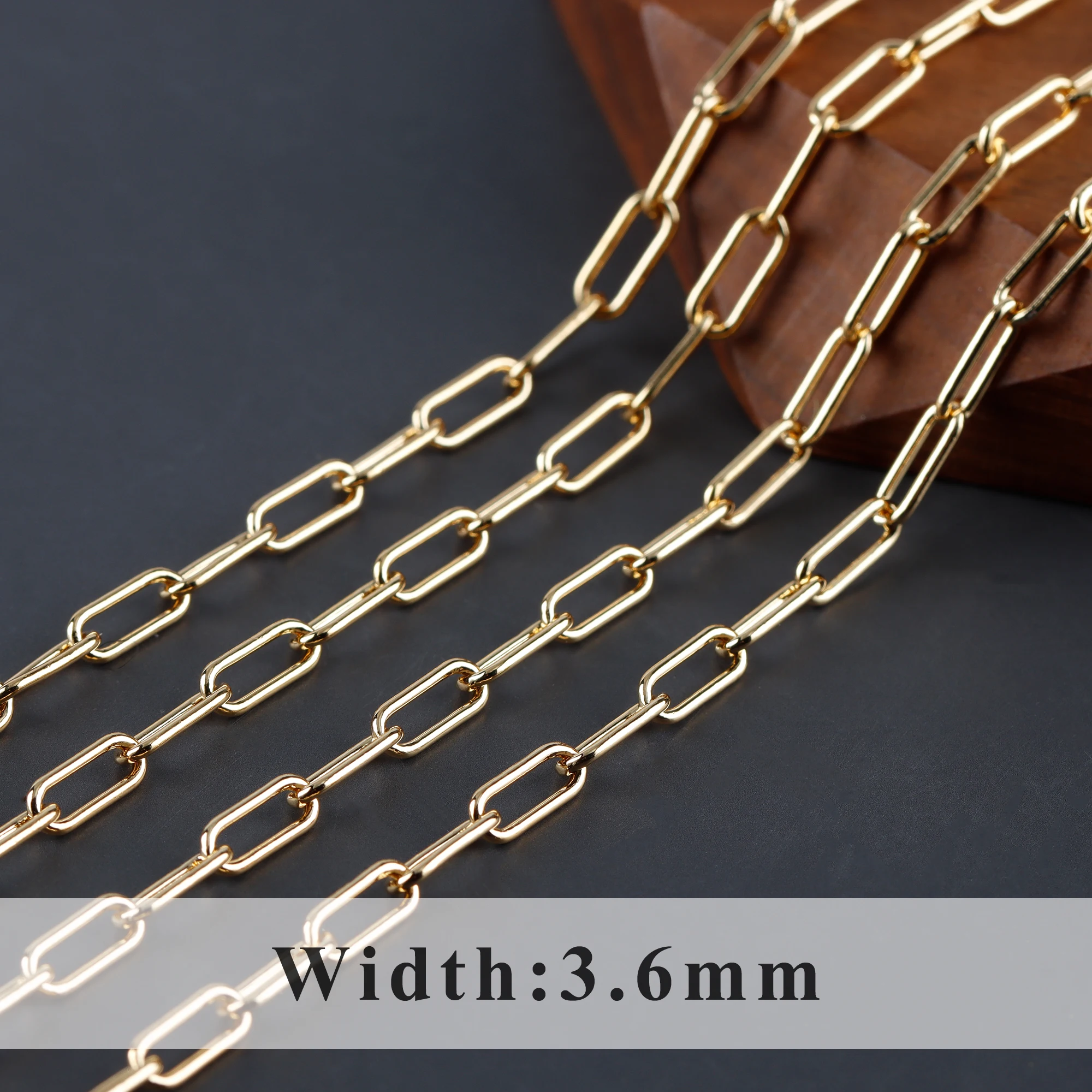 Цепочка для самостоятельного изготовления ювелирных изделий GUFEATHER набор из меди