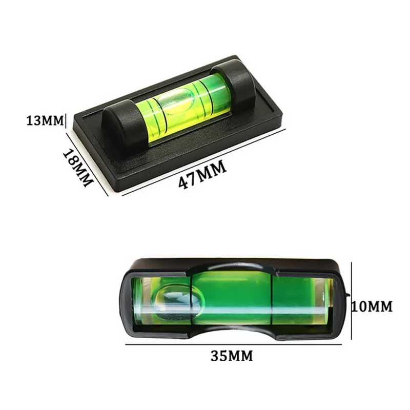 Мини измерительный инструмент Магнитный пузырьковый уровень магнит отверстие
