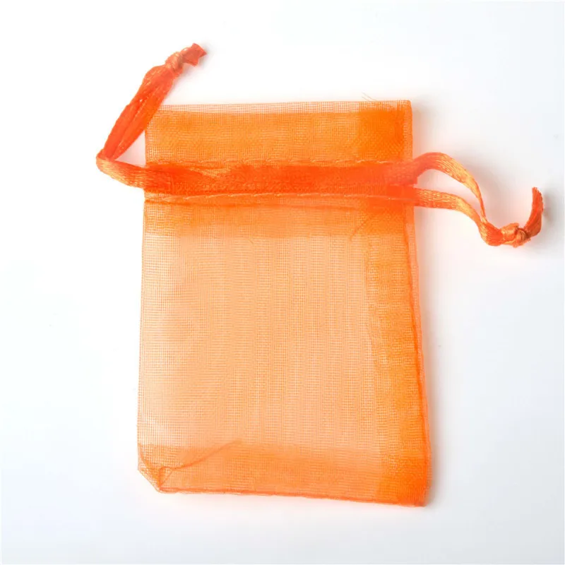 orange 10 шт./лот(11 размеров) Органза Подарочные сумки свадьба день рождения конфеты шоколадные сумочки подарок на Рождество, Хэллоуин коробка упаковочные сумки - Цвет: orange