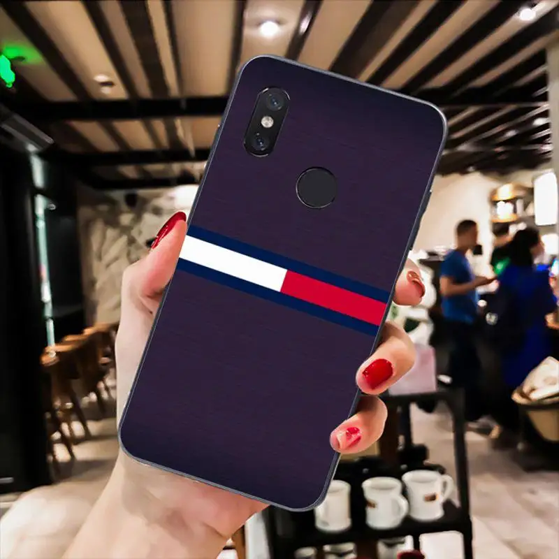 

Tom Me Brand Phone Case For Redmi 9A 8A 7 6 6A Note 9 8 8T Pro Max Redmi 9 K20 K30 Pro Black Silicone Soft TPU Case