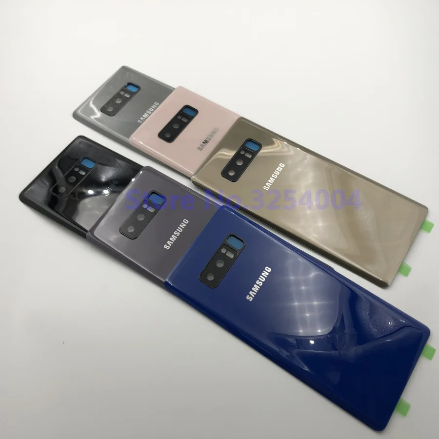 Note8 чехол на заднюю батарейку для samsung Galaxy Note 8 N950 N950F N9500 задняя крышка на стекло+ объектив для камеры