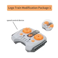 building blocks compatible with train model building block modification package speed control rc receiver lithium battery box