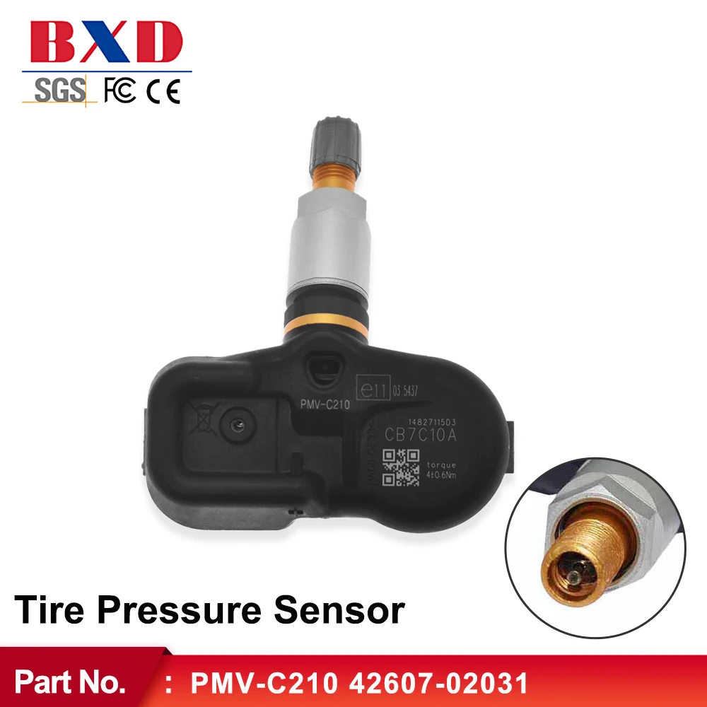 

TPMS Sensor Tire Pressure Monitoring System PMV-C210 42607-02031 42607-02030 For TOYOTA Avensis Auris RAV4 Yaris Verso
