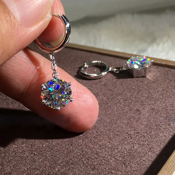 Cute Female Small Round Hoop Earrings Luxury Silver Color Zircon Stone For Women Fashion Party Double Wedding | Украшения и