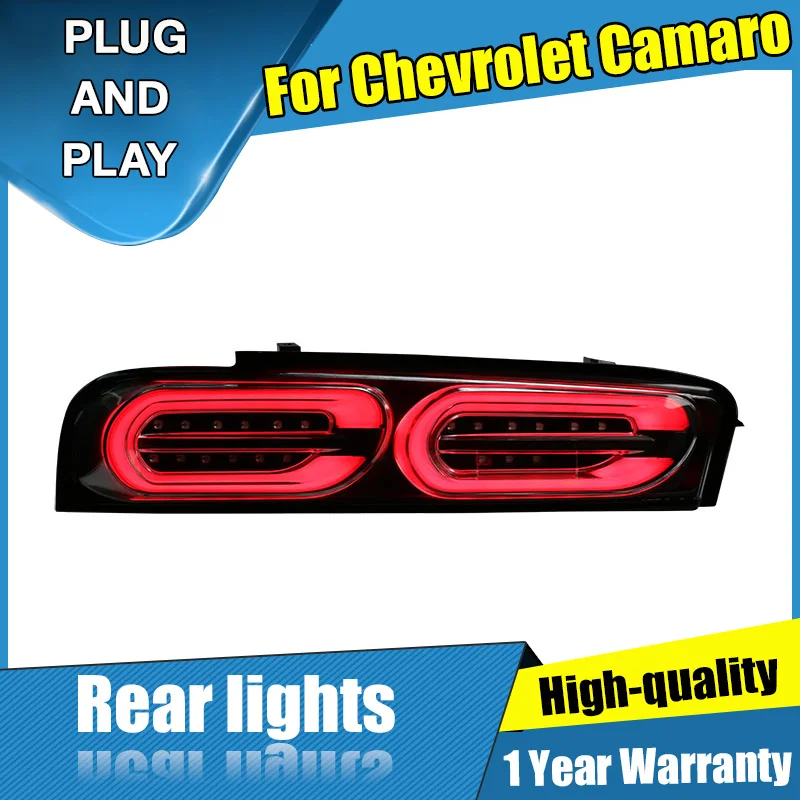 

2PCS Car Styling for Chevrolet Camaro Taillights 2016-2021 for Camaro LED Tail Lamp+Turn Signal+Brake+Reverse LED lights