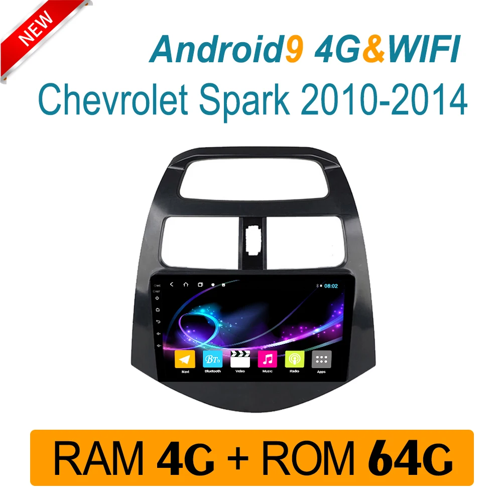 Автомобильный радиоприемник 4 грамма для chevrolet spark 2010 2014 Автомобильная