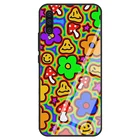 Чехол со странными смайликами из закаленного стекла indie для Samsung A51, A71, A31, A40, A50, A70, A20e, A21S, A12, A32, A52, A72, чехол