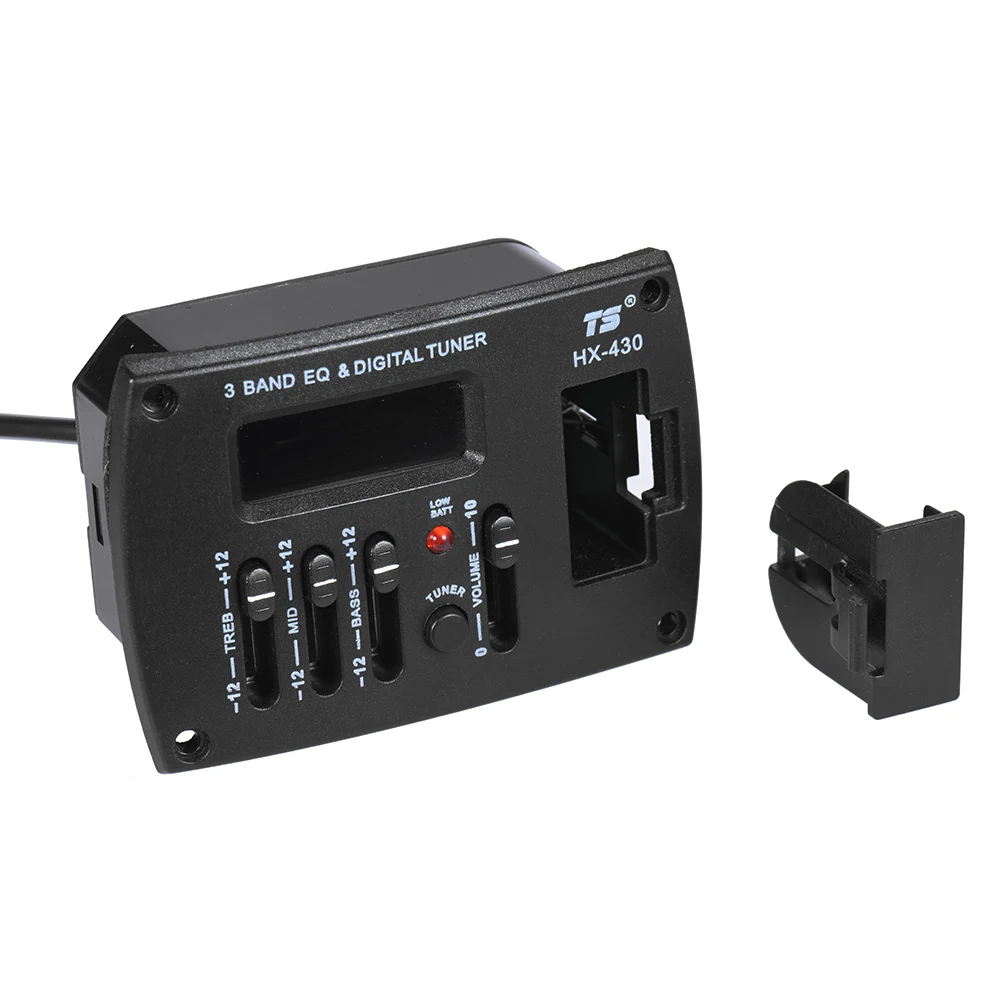 Три полосы эквалайзер предусилитель для акустической гитары пьезо пикап Системы