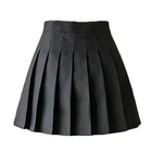 Женская юбка-трапеция выше колена, черная мини-юбка в уличном стиле, новинка 2020