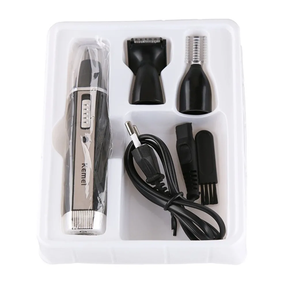 

Multifunctional 3-In-1 Electric Nose Hair Trimmer Rechargeable Shaver Clipper Shaving Scraping Shaping Device Safe Face Care New