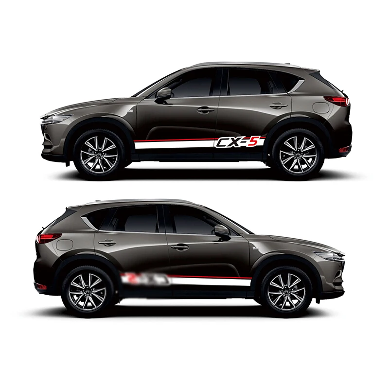 

Sport Stripes Car Stickers For For Mazda CX-5 Mark Levinson body sport decals auto stickers