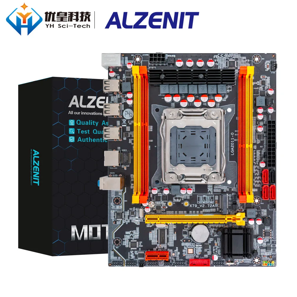 Новая материнская плата ALZENIT X79M CE3 Intel X79 LGA 2011 Xeon E5 RECC/Non RECC DDR3 128 ГБ M.2 NVME NGFF