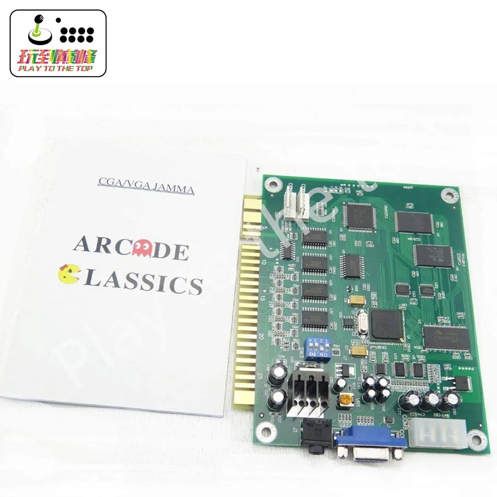 Классическая игра 60в1 PCB доска выход CGA VGA для JAMMA аркадный шкаф AC708 аркадной игры