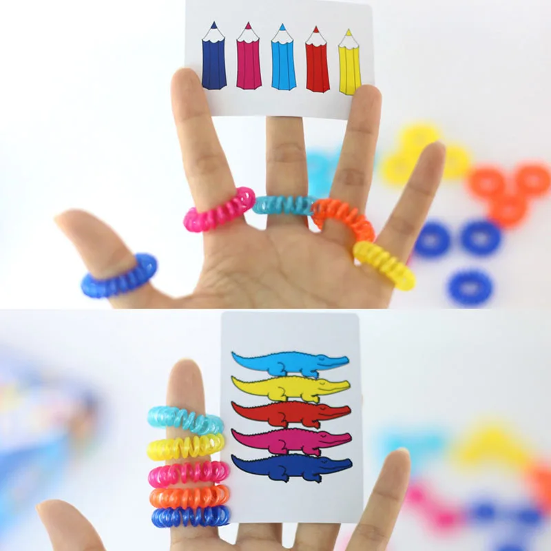 Детский набор колец для игры в пол Eva 3C карты цветная Логика родителей и детей