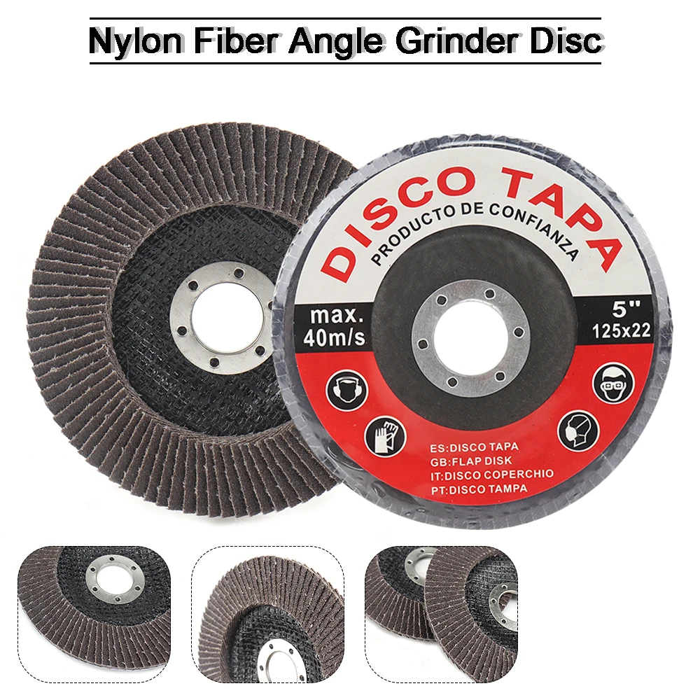 

Abrasive 1-10Pcs 125mm Hole 22mm Professional Flap Discs 5Inch Sanding Discs 60/80 Grit Grinding Wheels Blades for Angle Grinder