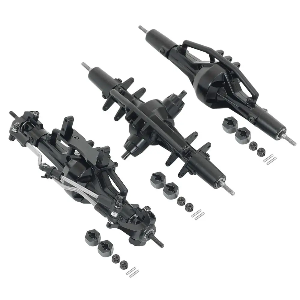 Полный литая металлическая передняя средняя задняя ось 6X6 для радиоуправляемого