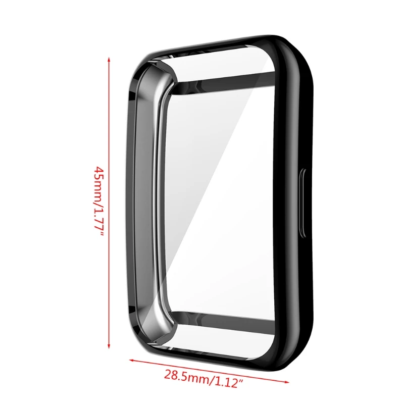 

Electroplating TPU Watch Cover Shell Screen Protector Case for Honor Band 6 Smart Wristband Accessories