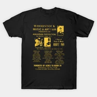2021 menwomens summer black street fashion hip hop original 69 woodstock showbill poster t shirt cotton tees short sleeve tops