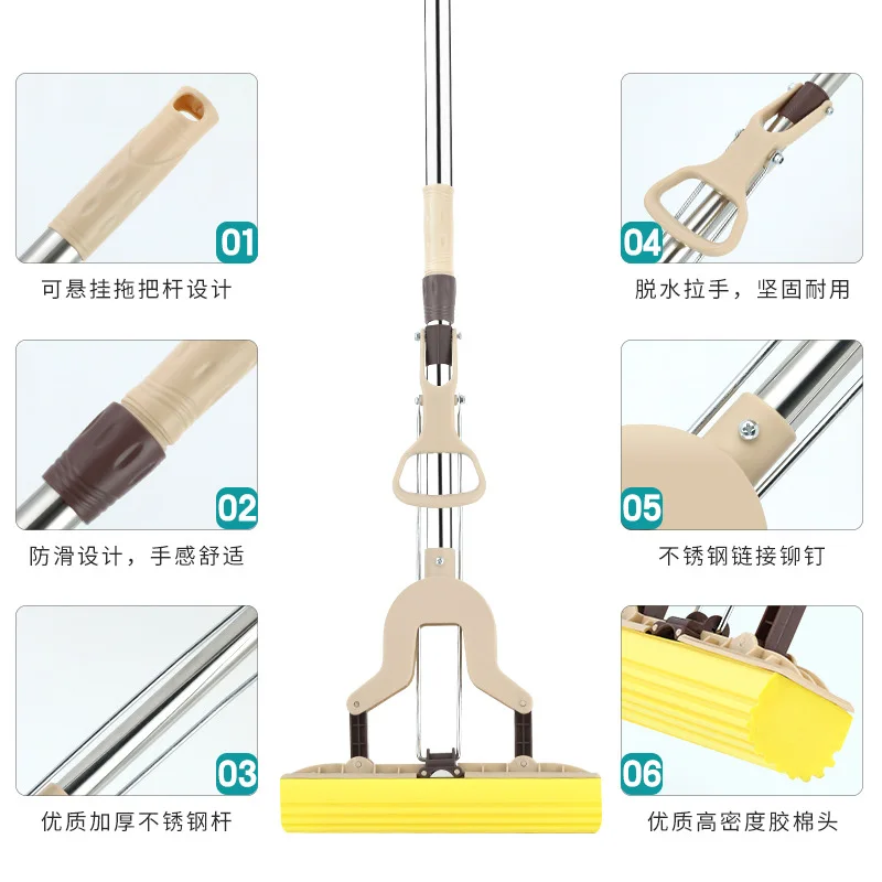 Заменяющий клей PVA хлопковая рифленая губка в елочку 28 см складная свободные руки