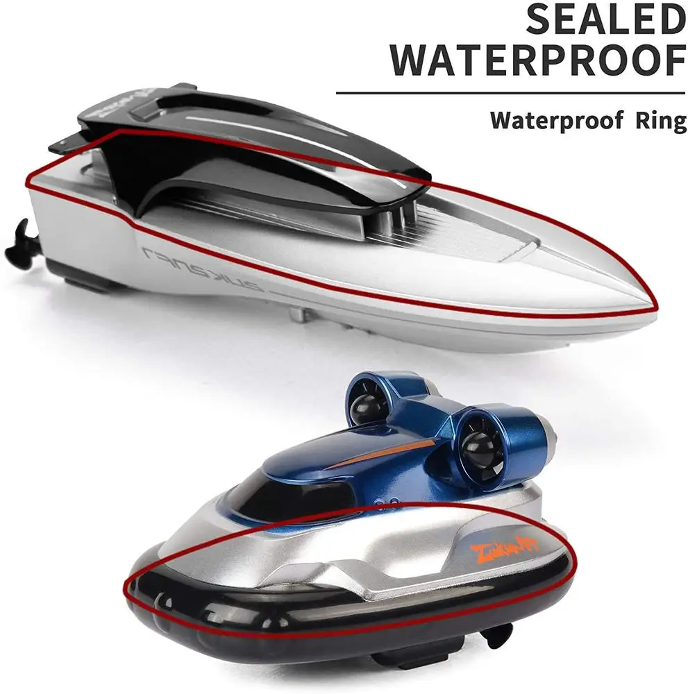 Радиоуправляемая лодка для детей Hovercraft-синяя электрическая скоростная EP Racing RC RTR