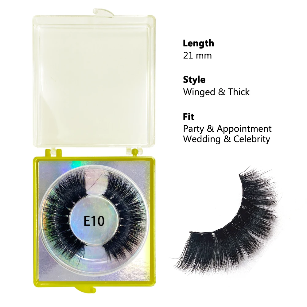 Ресницы из норки 6D для макияжа натуральные пушистые накладные ресницы