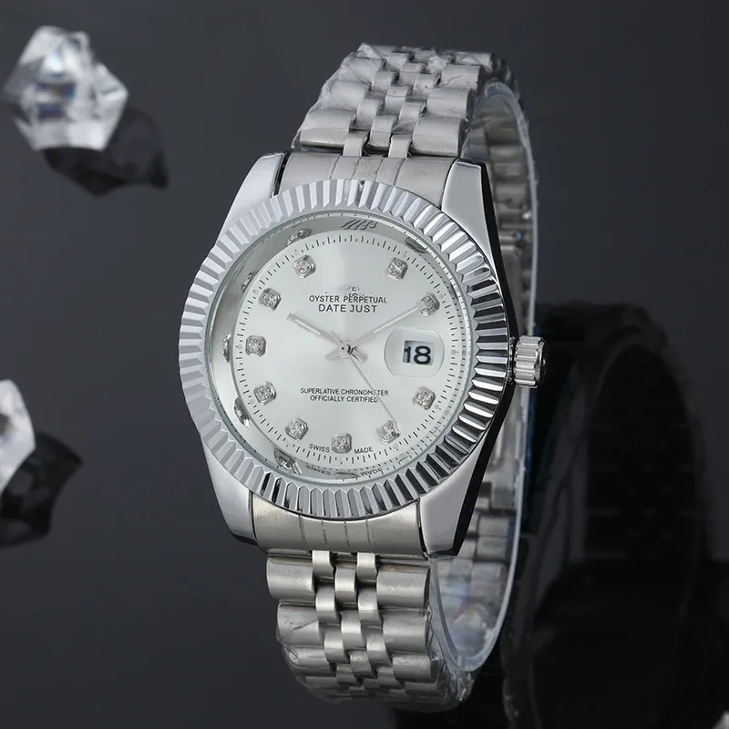 

Luxury brand men's and women's watch quartz watch stainless steel strap watch classic business formal men's watch RLX-86179