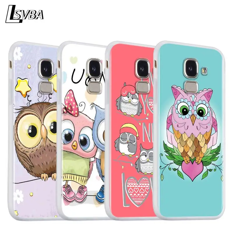 Стильная футболка с изображением персонажей видеоигр Сова для samsung Galaxy J7Duo J2 J4 Core