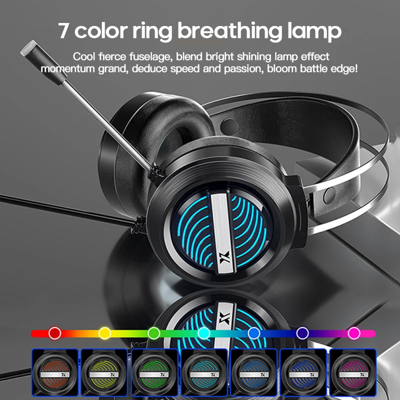 

Игровая Проводная гарнитура PUBG, 7,1 каналов, с микрофоном, подходит для компьютера