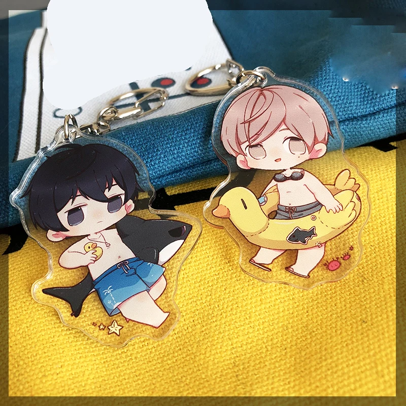 1 pcs Cartoon Anime TEN COUNT Printed Pendant Keyring Cosplay Prop Backpack Decor Acrylic Keychain for Boy Girl Gift | Украшения и