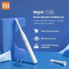 Xiaomi Mijia T100 Ультразвуковая электрическая зубная щетка для зубных щеток мини умная зубная щетка USB зарядка IPX7 водонепроницаемый головка зубной щетки разных цветов