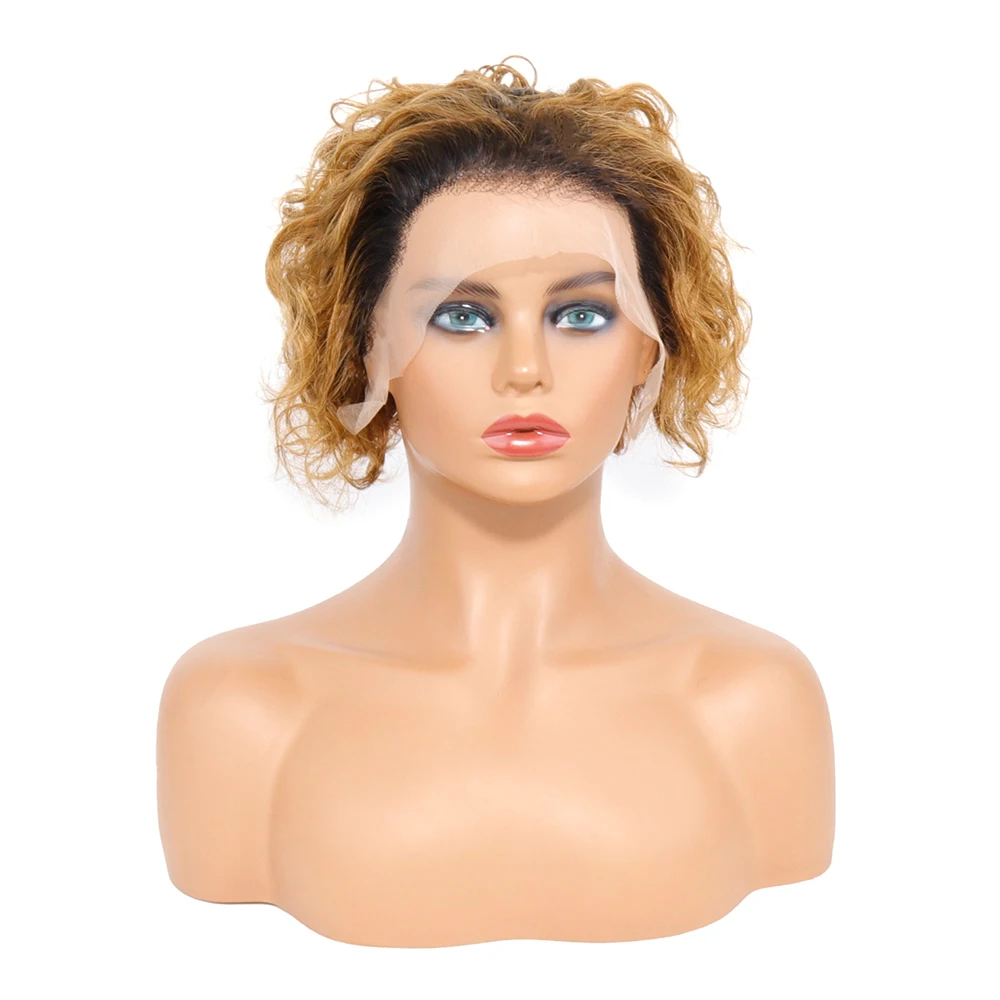 

Парик Фея короткие вьющиеся волосы боб парики 13X 4 кружевные передние человеческие волосы парики для женщин бразильские предварительно выщ...