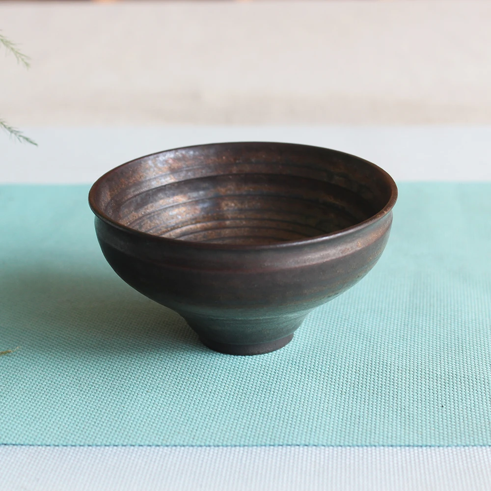 Китайская винтажная кружка для воды простая чайная чашка керамическая сырая