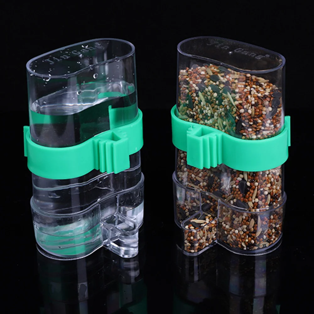 

1pcs Bird Water Drinker Feeder Automatic Drinking Fountain Pet Parrot Cage Bottle Drinking Cup Bowls Pet Bebederos Para Pajaros