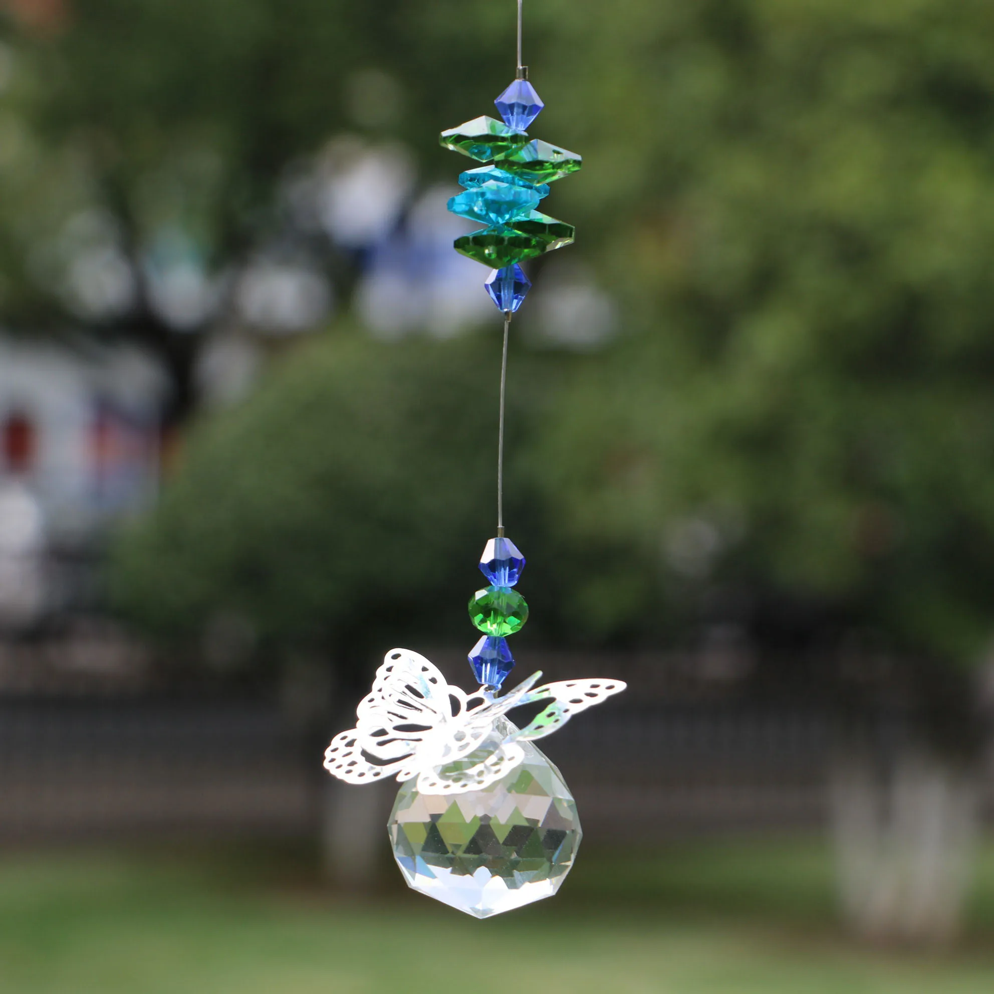 1 шт. хрустальный шар-бабочка | Дом и сад